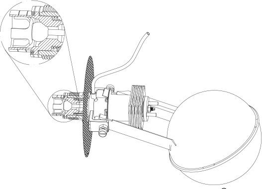 Fig. 7-7: Regulator unit with in-service air venting, ARI Type CONA®S 631